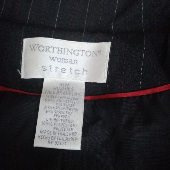 Worthington Matching Striped Suit Set - Picture 3 of 16